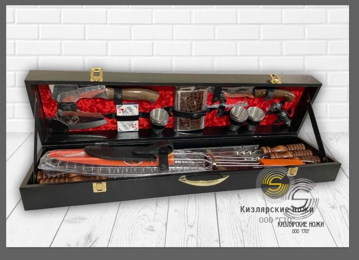 Шашлычный набор №3 (черный)