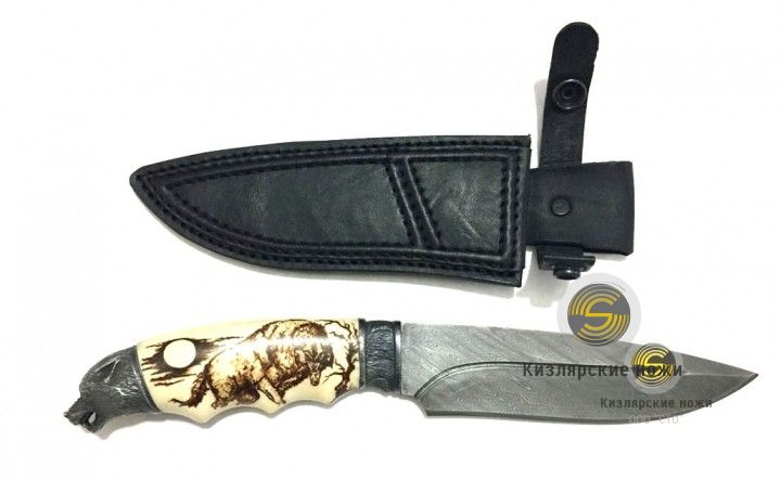 "Клык"(посеребрение, кость)