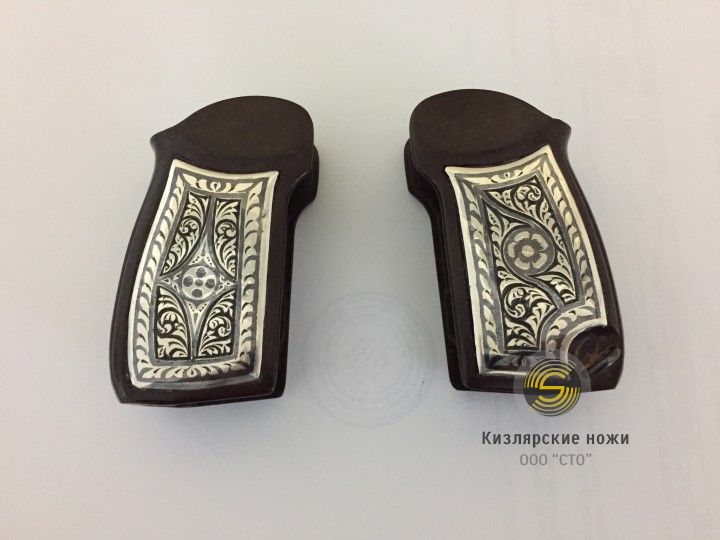 Рукоятка на ПМ серебро