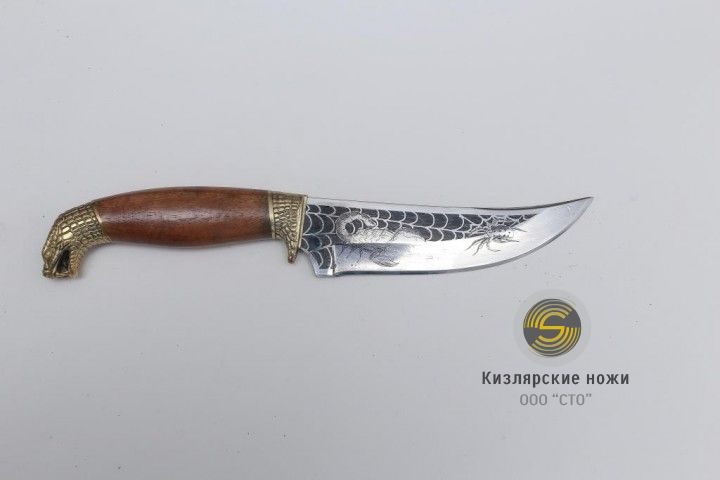 «Жало» (латунь,орех)