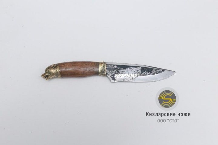 «Клык» (латунь,орех)