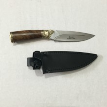 "Клык"(латунь, орех)