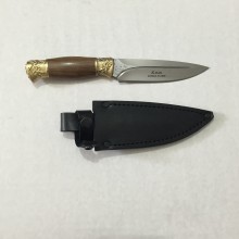 "Клык"(латунь, орех)