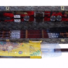 Шашлычный набор №3 (крокодил, латунь)