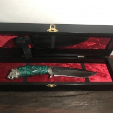 «Сафари-1» (мельхиор,акрил)